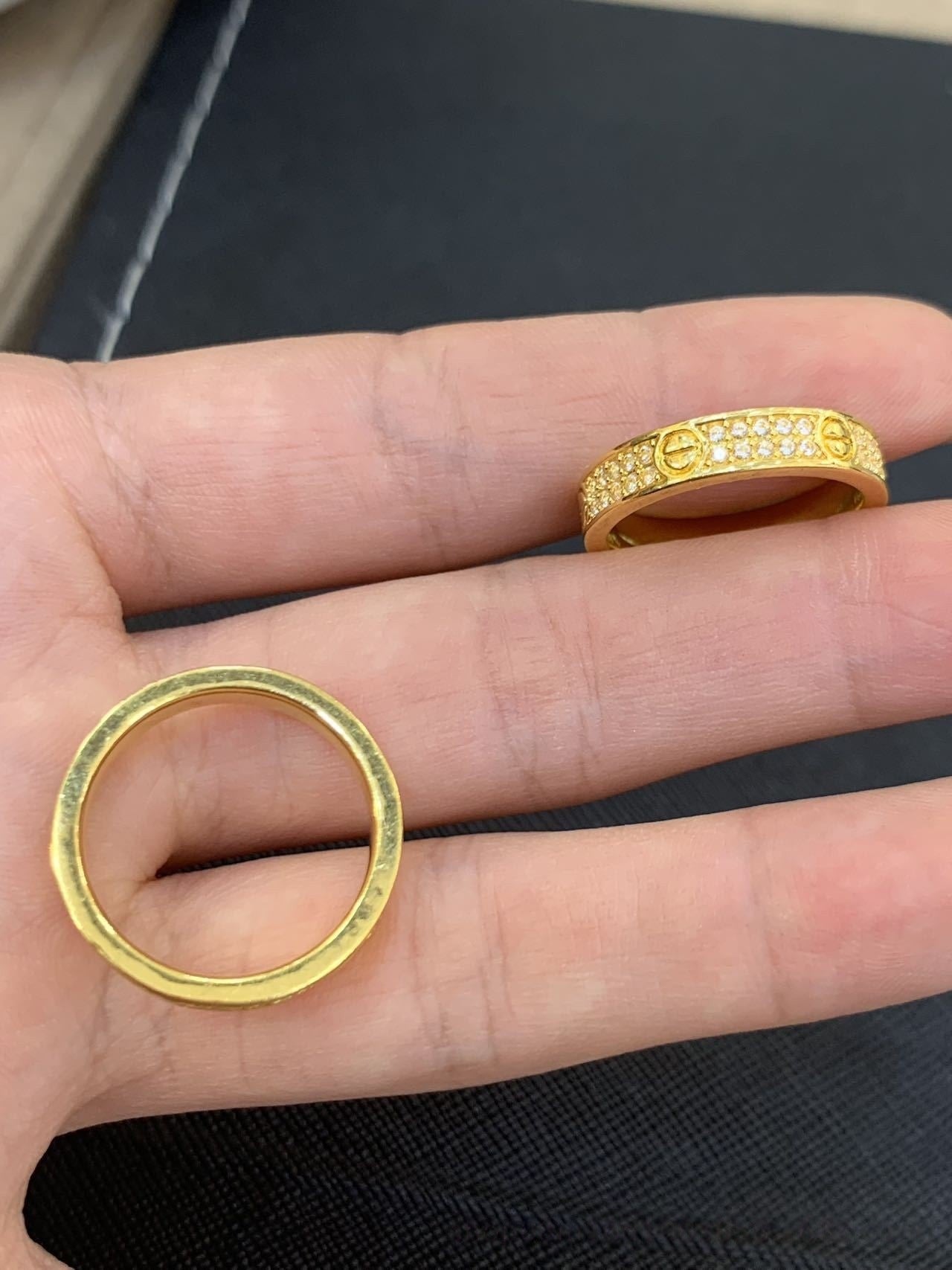 Gold Princess Series Solid Rings