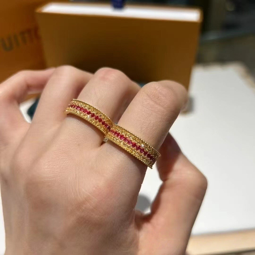 Gold Princess Series Solid Rings