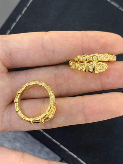 Gold Princess Series Solid Rings