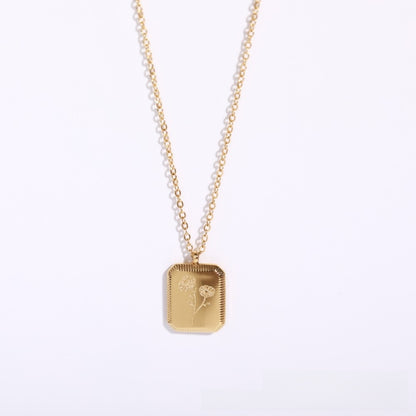 Gold Rose Series Necklace
