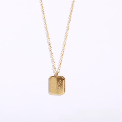 Gold Rose Series Necklace