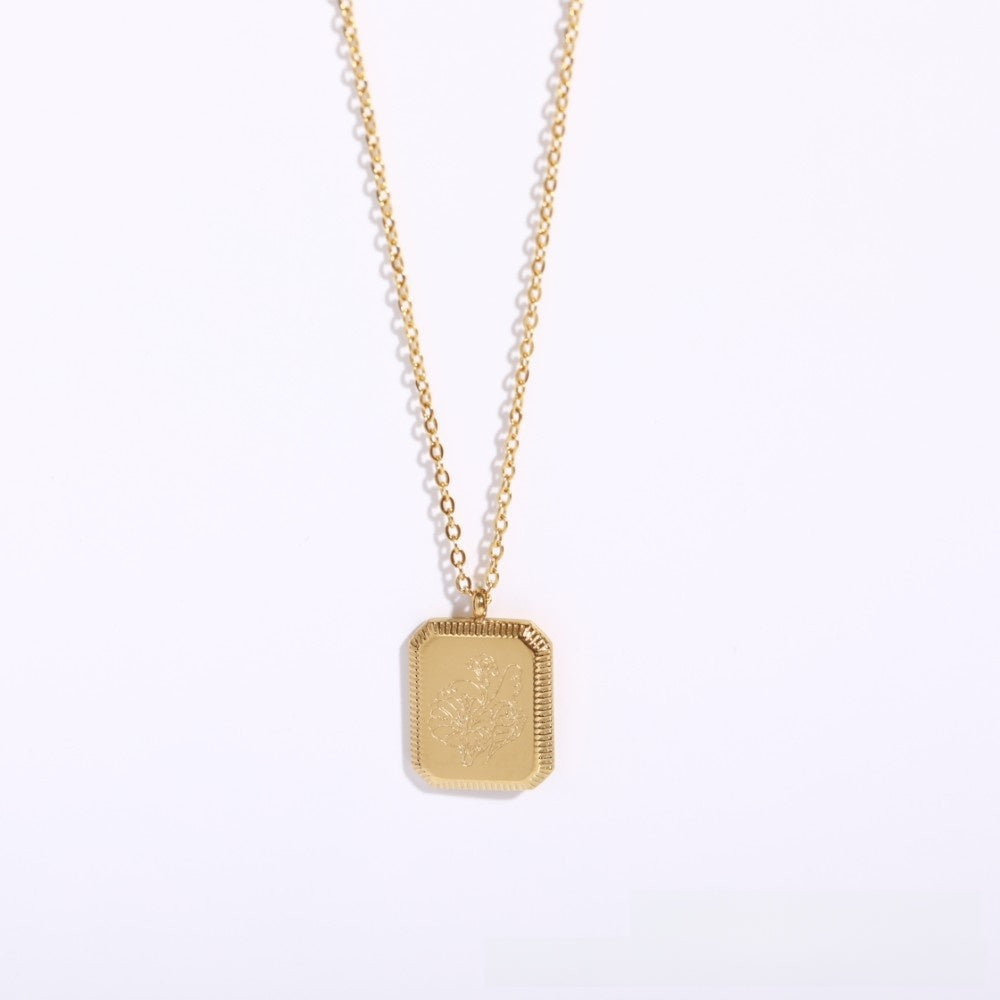 Gold Rose Series Necklace