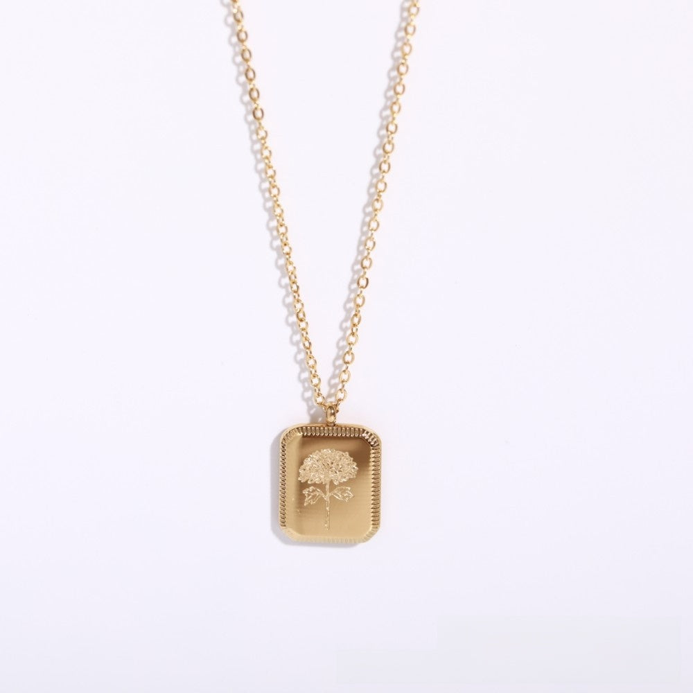 Gold Rose Series Necklace