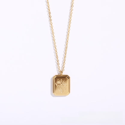 Gold Rose Series Necklace