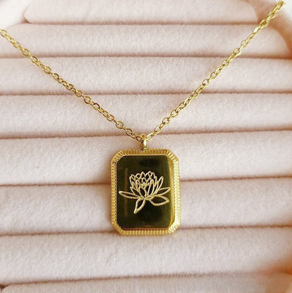 Gold Rose Series Necklace