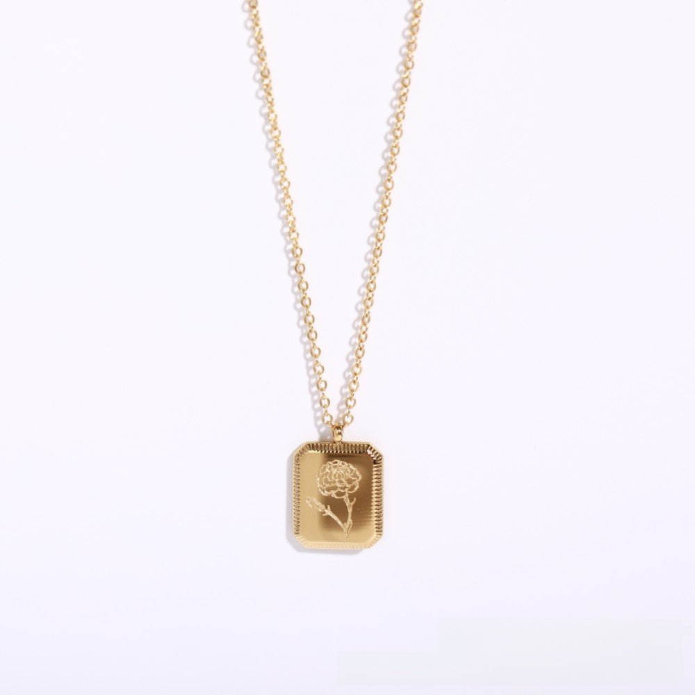 Gold Rose Series Necklace