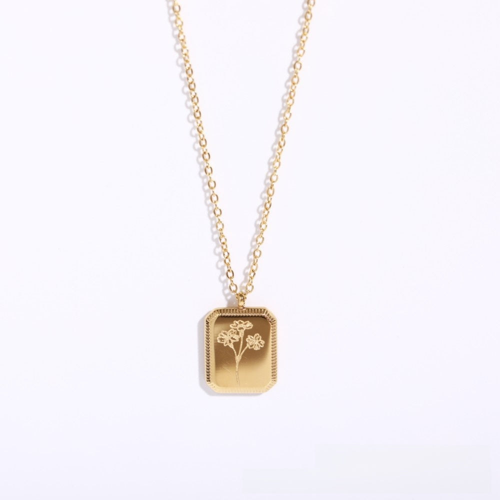 Gold Rose Series Necklace