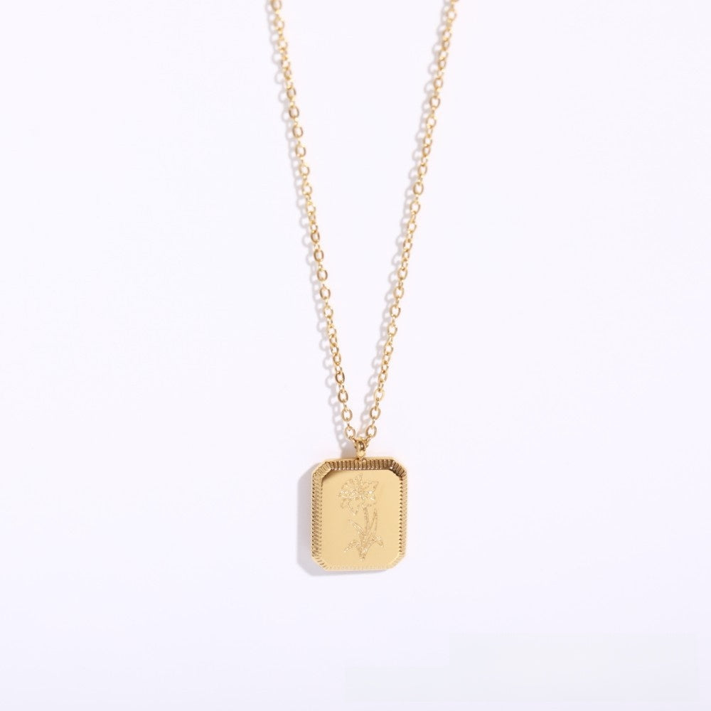 Gold Rose Series Necklace