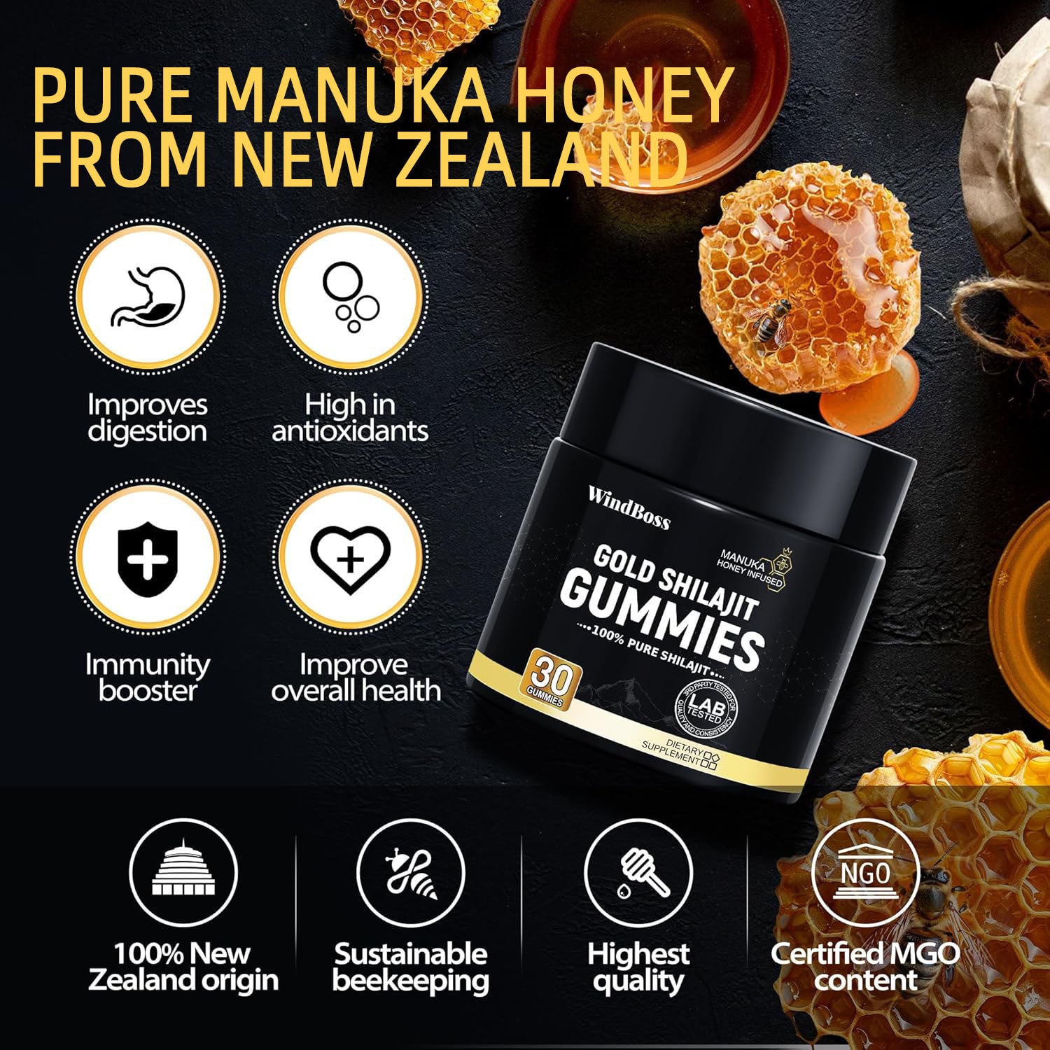 Gold Shilajit Gummies