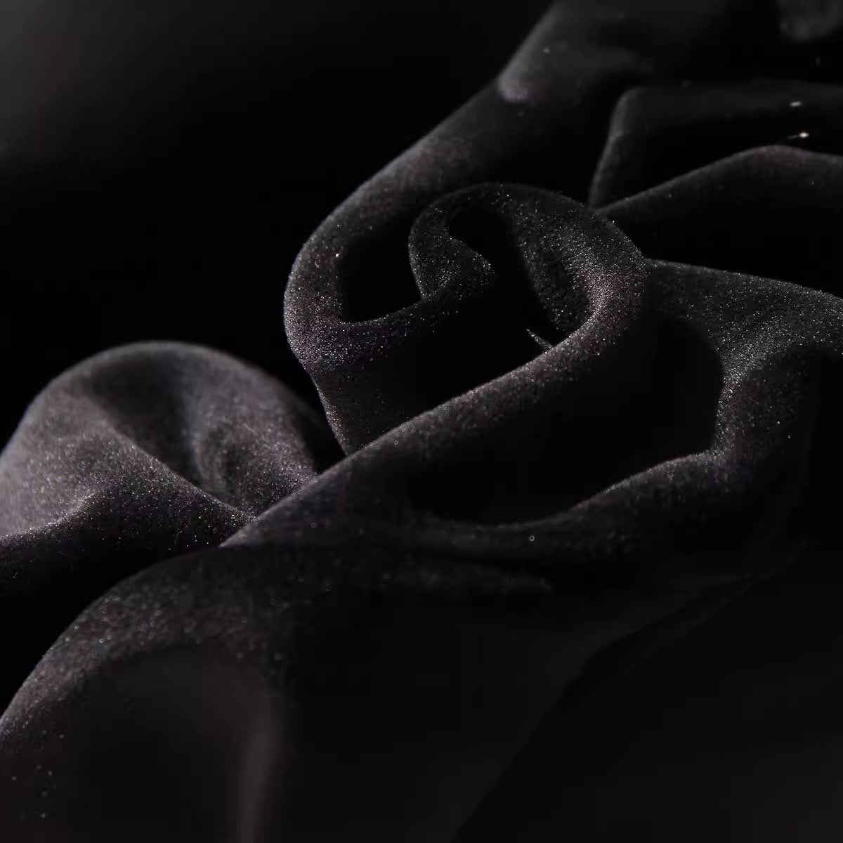 Gold Velvet Hooded Sweatshirt