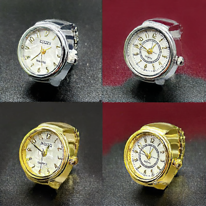 Golden Digital Ring