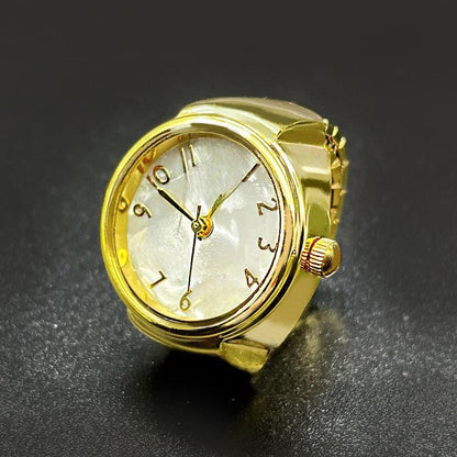 Golden Digital Ring