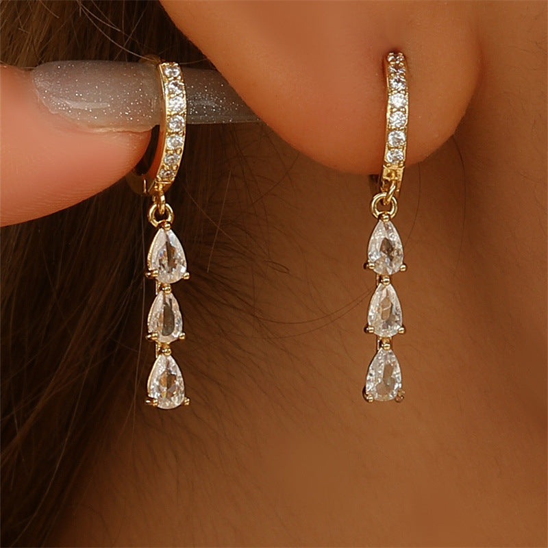Golden earrings