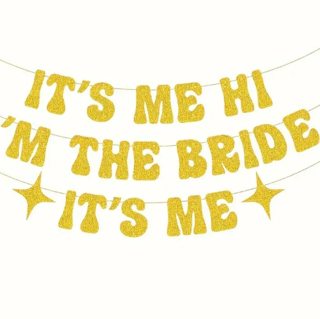 Golden flashing banner