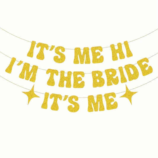 Golden flashing banner