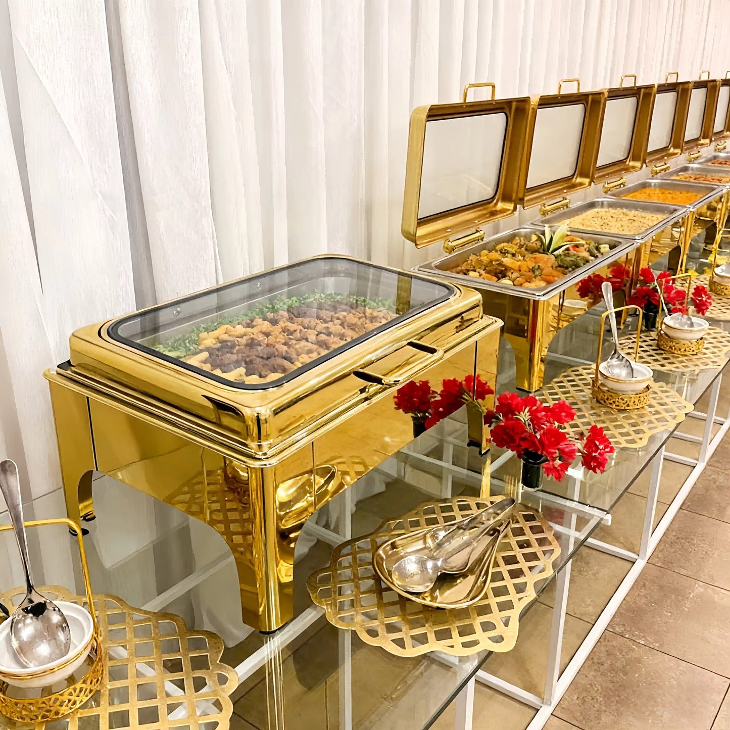 Golden Luxury Buffet Warmer