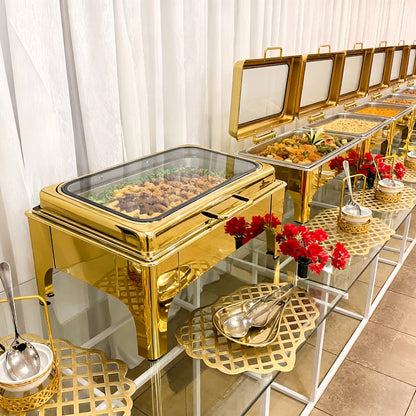 Golden Luxury Buffet Warmer