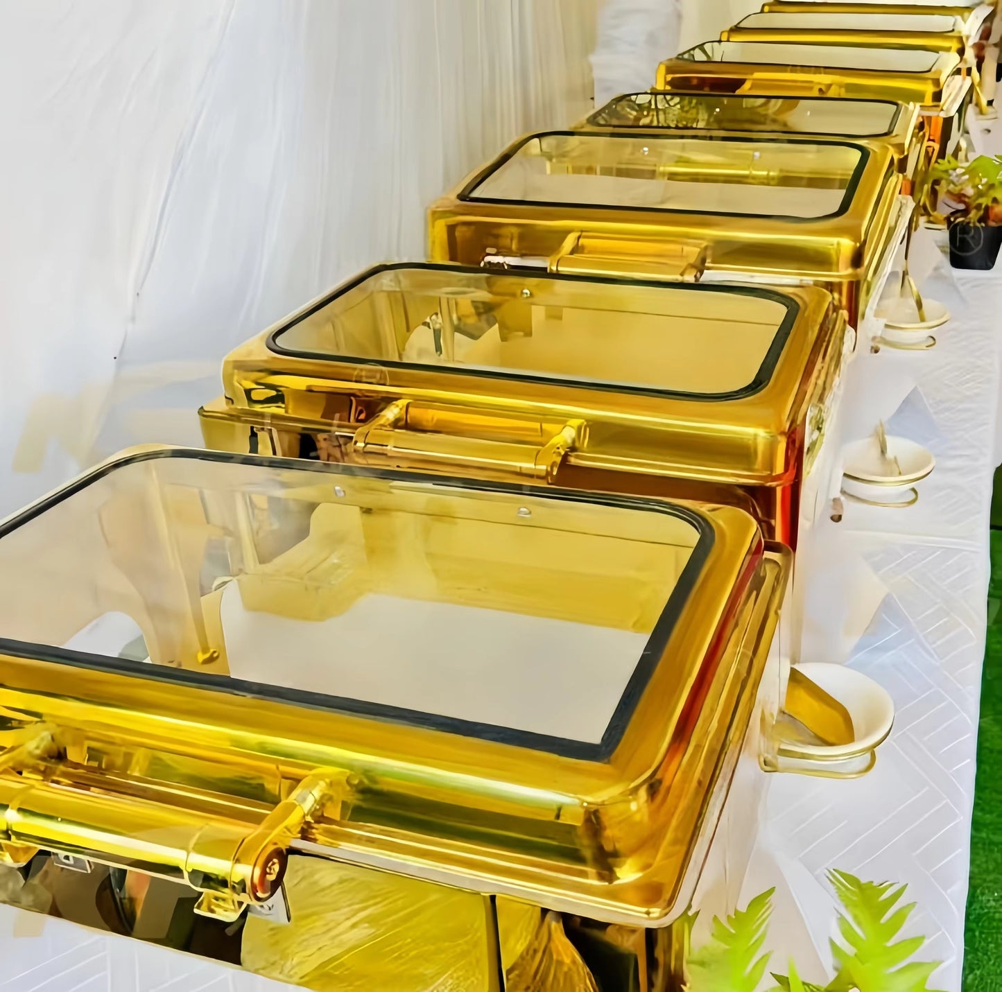 Golden Luxury Buffet Warmer