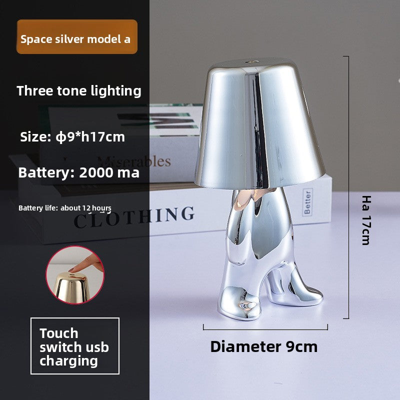 Golden Man Table Lamp