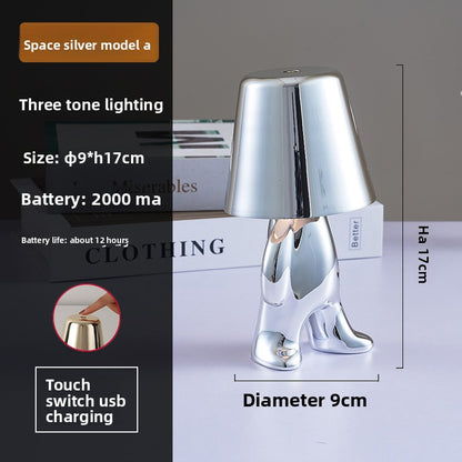 Golden Man Table Lamp