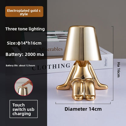 Golden Man Table Lamp