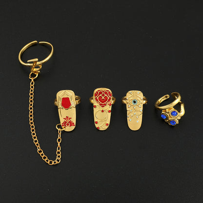Golden Personalized Fashion Minimalist Luxury Ring