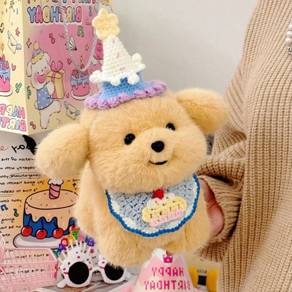Golden Retriever Puppy Doll Sleeping Hug