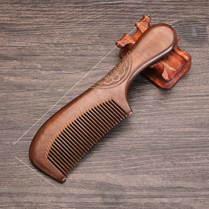 Golden Silk Sandalwood Wooden Comb