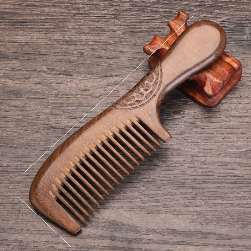 Golden Silk Sandalwood Wooden Comb