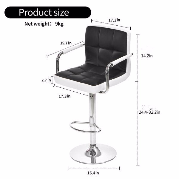 Golden-threaded nanmu bar stool