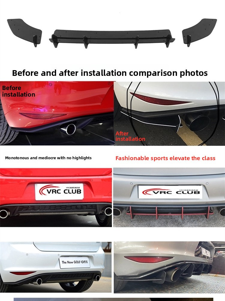 Golf 7 GTI Rear Spoiler and Corner Package
