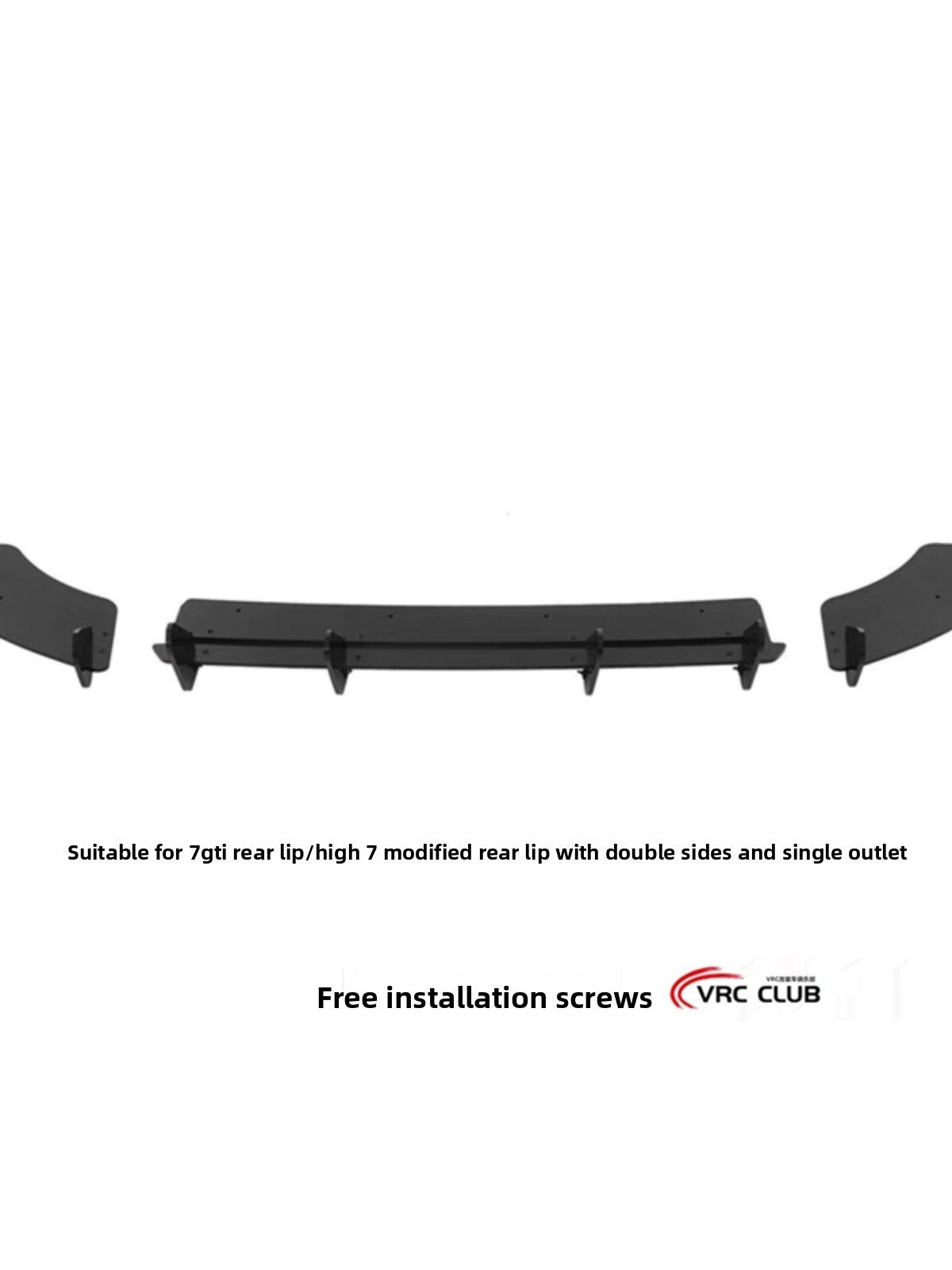 Golf 7 GTI Rear Spoiler and Corner Package