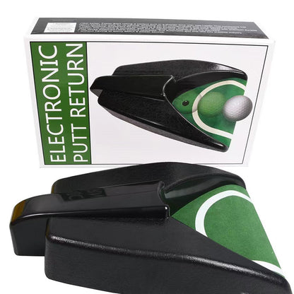 Golf automatic ball return device