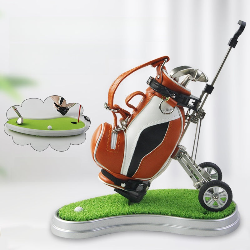 Golf bag pen holder