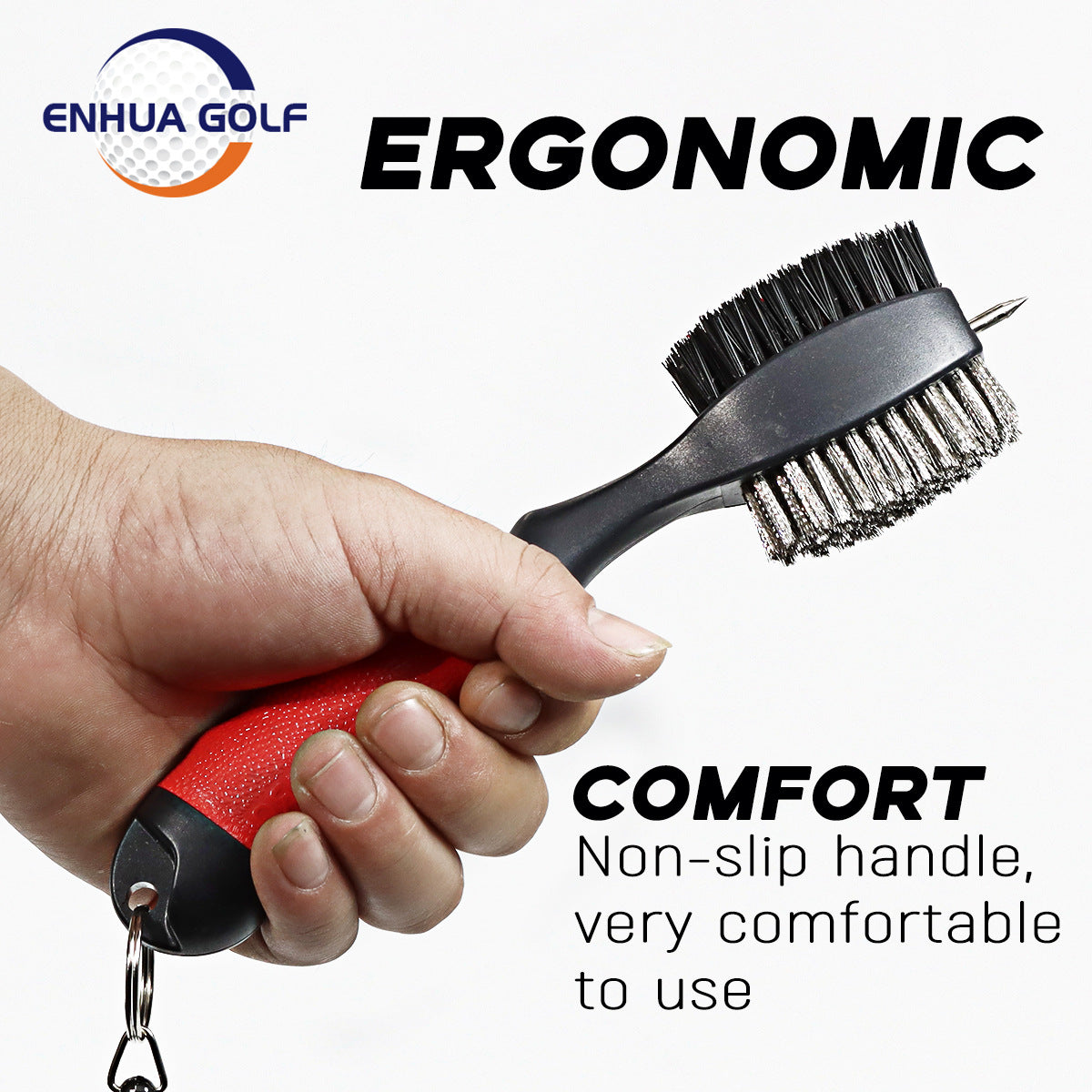 Golf cleaning brush