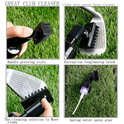 Golf Cleaning Brush with Spray Function