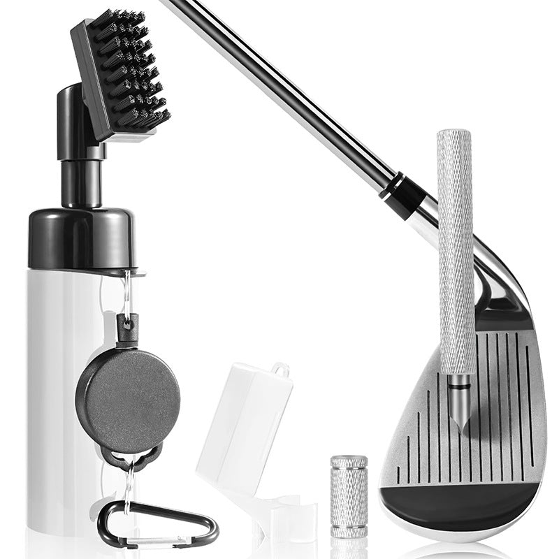Golf club cleaning brush