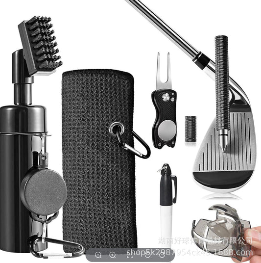 Golf club cleaning brush