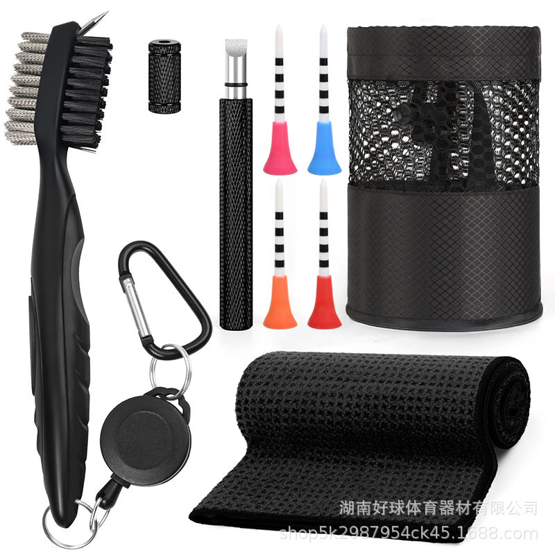 Golf club cleaning brush