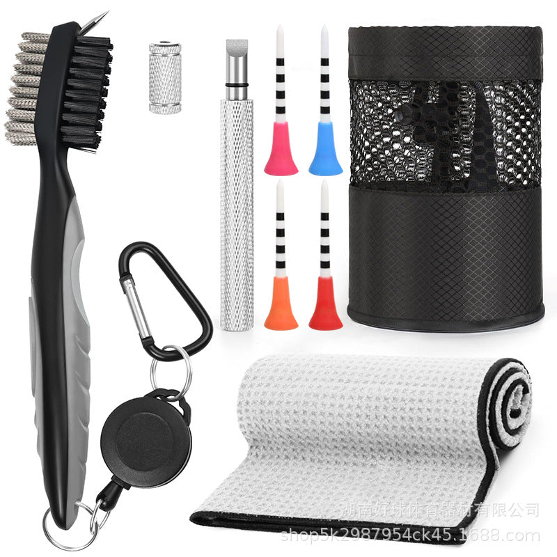 Golf club cleaning brush