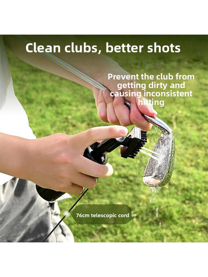 Golf club cleaning brush