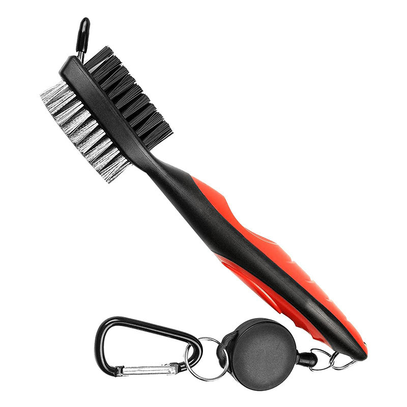 Golf club cleaning brush