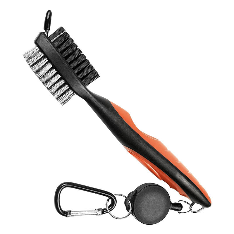 Golf club cleaning brush