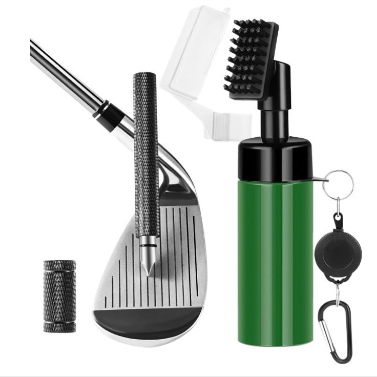 Golf Club Cleaning Spray Brush Set