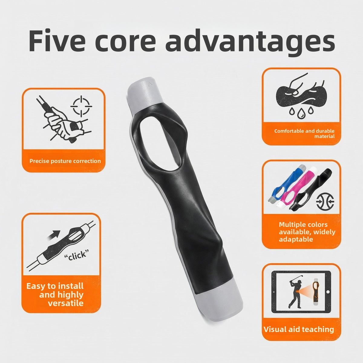 Golf Club Hand Grip Corrector for Beginners