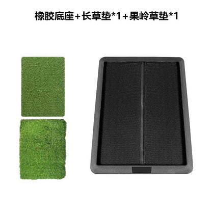 Golf Fleece Track Hit Mat Swing Practice Track Detection Practice Mat Golf Golf Strike Mat