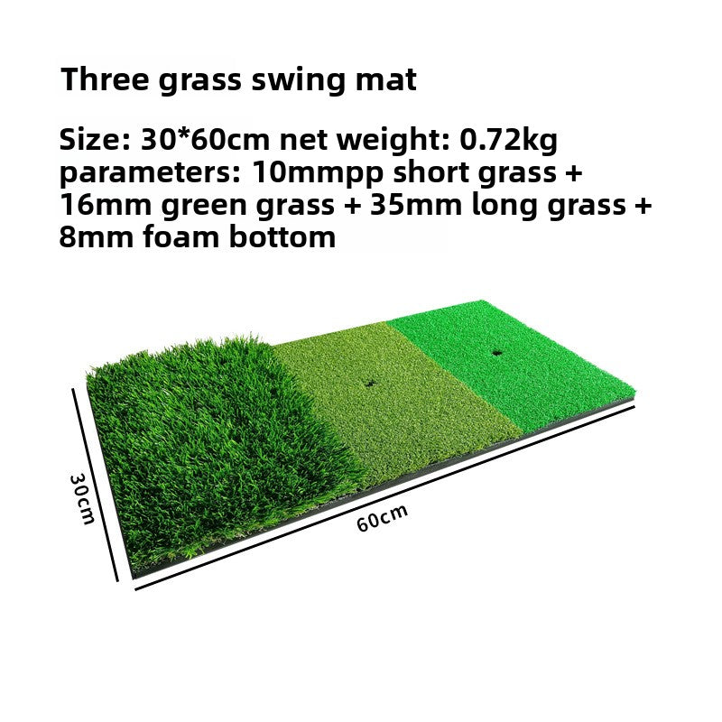 Golf hitting pad