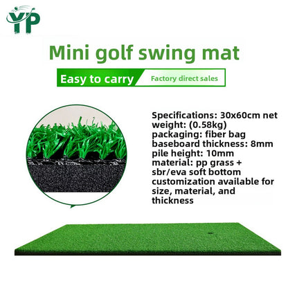Golf hitting pad