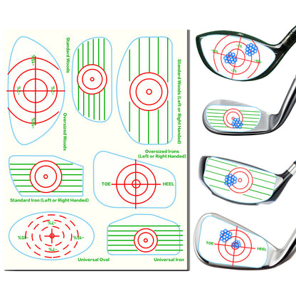 Golf Impact Practice Stickers