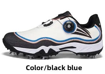Golf Sports Shoes with Rotary Buckle